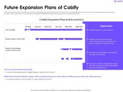 Future expansion plans of cabify investor funding elevator