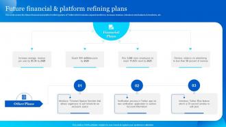 Future Financial And Platform Refining Plans Twitter Company Profile