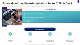 Future goals and investment ask series c pitch deck ppt powerpoint template deck