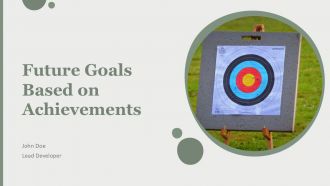 Future Goals Based On Achievements PPT Template AT Future Goals Based On Achievements PPT Template AT