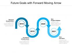 Future goals with forward moving arrow