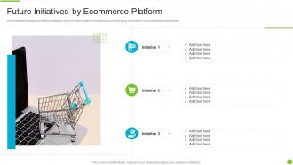 Future initiatives by ecommerce platform e marketing business investor funding elevator