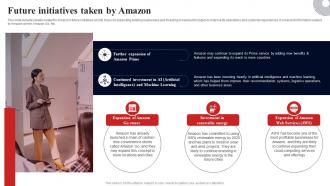Future Initiatives Taken By Amazon Fulfillment Services Business BP SS