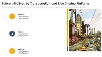 Future initiatives transportation and ride sharing services industry pitch deck