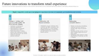 Future Innovations To Transform Revamping Experiential Retail Store Ecosystem