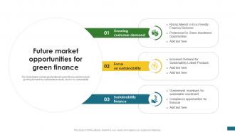 Future Market Opportunities For Green Finance Fostering Sustainable CPP DK SS