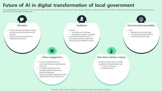 Future Of AI In Digital Transformation Of Local Government