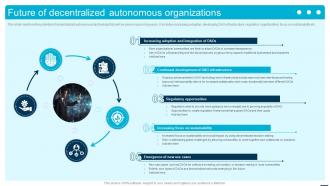 Future Of Decentralized Autonomous Organizations Introduction To Decentralized Autonomous BCT SS