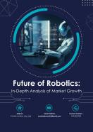 Future Of Robotics In Depth Analysis Of Market Growth Pdf Word Document IR V