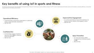 Future Of Sports How IoT Is Transforming Player Landscape Powerpoint Presentation Slides IoT CD Engaging Impressive