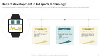 Future Of Sports How IoT Is Transforming Player Landscape Powerpoint Presentation Slides IoT CD Template Interactive