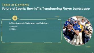 Future Of Sports How IoT Is Transforming Player Landscape Powerpoint Presentation Slides IoT CD Impressive Interactive