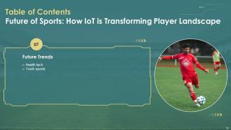Future Of Sports How IoT Is Transforming Player Landscape Powerpoint Presentation Slides IoT CD Attractive Interactive