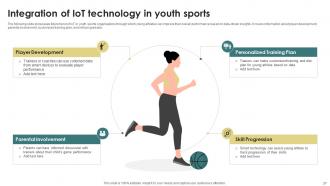 Future Of Sports How IoT Is Transforming Player Landscape Powerpoint Presentation Slides IoT CD Captivating Interactive