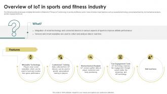 Future Of Sports Overview Of IoT In Sports And Fitness Industry IoT SS