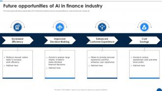 Future Opportunities Of AI In Finance Industry