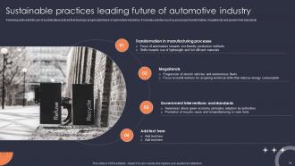 Future Outlook Of Automotive Industries FIO MM Aesthatic Customizable