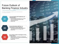 Future outlook of banking finance industry