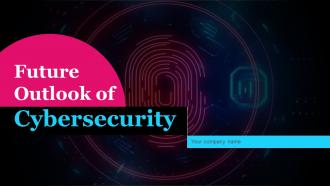 Future Outlook Of Cybersecurity FIO MM
