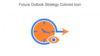 Future Outlook Strategy Colored Icon In Powerpoint Pptx Png And Editable Eps Format