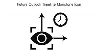 Future Outlook Timeline Monotone Icon In Powerpoint Pptx Png And Editable Eps Format