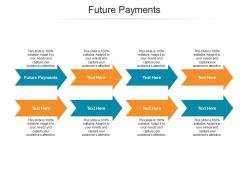 Future payments ppt powerpoint presentation ideas vector cpb