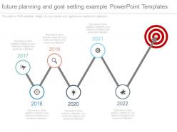 Future planning and goal setting example powerpoint templates