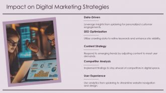 Future Predictive Analysis And Trends In Website Spidering PPT PowerPoint ST AI Adaptable Pre-designed