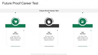 Future Proof Your Career Test In Powerpoint And Google Slides Cpb