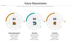 Future ransomware ppt powerpoint presentation summary graphics cpb