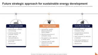 Future Strategic Approach For Sustainable Energy Development FIO SS