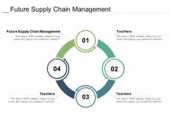 Future supply chain management ppt powerpoint presentation styles structure cpb