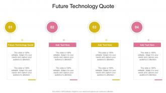 Future Technology Quote In Powerpoint And Google Slides Cpb