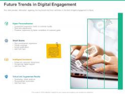 Future trends in digital engagement intelligent assistants ppt powerpoint presentation icon