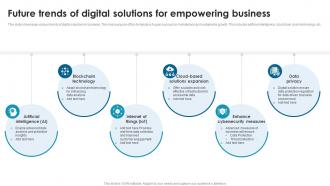 Future Trends Of Digital Solutions For Empowering Business