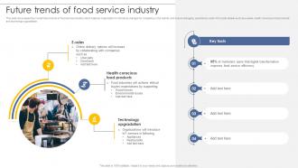 Future Trends Of Food Service Industry