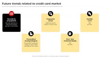 Future Trends Related To Credit Card Market Building Credit Card Promotional Campaign Strategy SS V