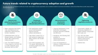 Future Trends Related To Cryptocurrency Adoption And Growth Exploring The Role BCT SS