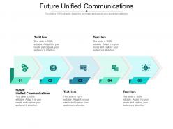 Future unified communications ppt powerpoint presentation show maker cpb