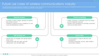 Future Use Cases Of Wireless Communications Industry FIO SS