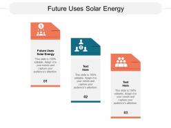 Future uses solar energy ppt powerpoint presentation model inspiration cpb