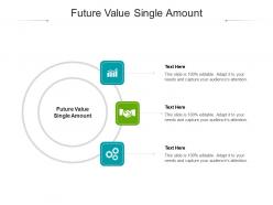 Future value single amount ppt powerpoint presentation file clipart cpb