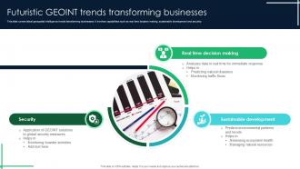 Futuristic Geoint Trends Transforming Businesses Ppt Slide