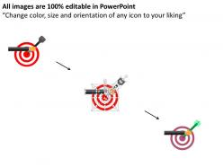 Fy target selection line chart infographics flat powerpoint design