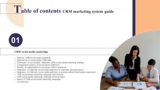 G174 Table Of Contents CRM Marketing System Guide MKT SS V