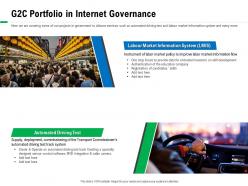 G2c portfolio in internet governance commissioners ppt powerpoint presentation ideas show