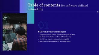G37 Table Of Contents For Software Defined Networking Ppt Powerpoint Presentation File Example