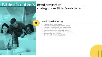 G66 Table Of Contents Brand Architecture Strategy For Multiple Brands Launch Ppt Grid
