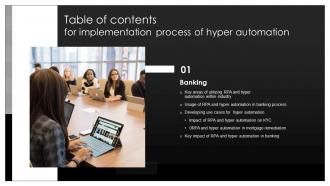 G67 Table Of Contents For Implementation Process Of Hyper Automation