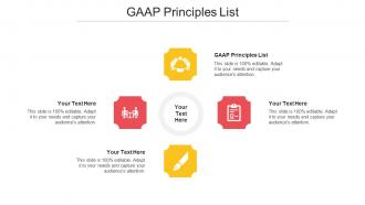 GAAP Principles List Ppt Powerpoint Presentation Slides Portrait Cpb